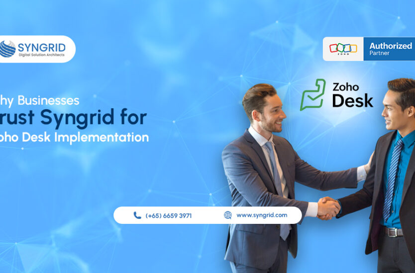 Trust Syngrid for Zoho Desk Implementation