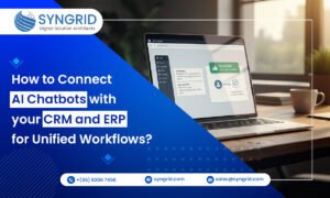 AI chatbot integration with CRM and ERP img
